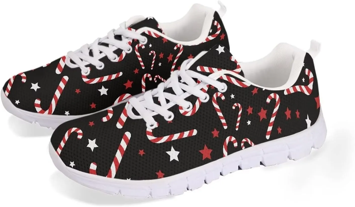 Jeiento Christmas Shoes for Women Running Sneaker Lightweight Walking Jogging Sports Shoes