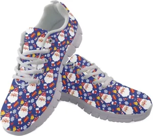 Jeiento Christmas Shoes for Women Running Sneaker Lightweight Walking Jogging Sports Shoes