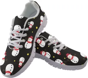 Jeiento Christmas Shoes for Women Running Sneaker Lightweight Walking Jogging Sports Shoes