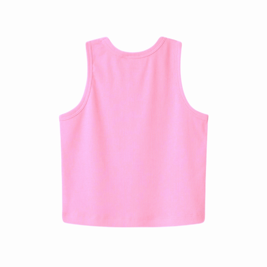Name it canotta corta a costine da ragazza Nakal 13236672 rosa water - permeable