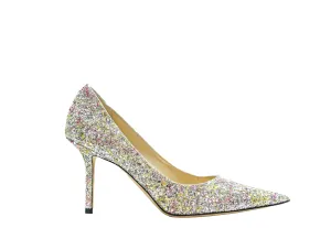 Jimmy Choo Women's Multi Colour Glitter Shoes Love 85 40% OFF