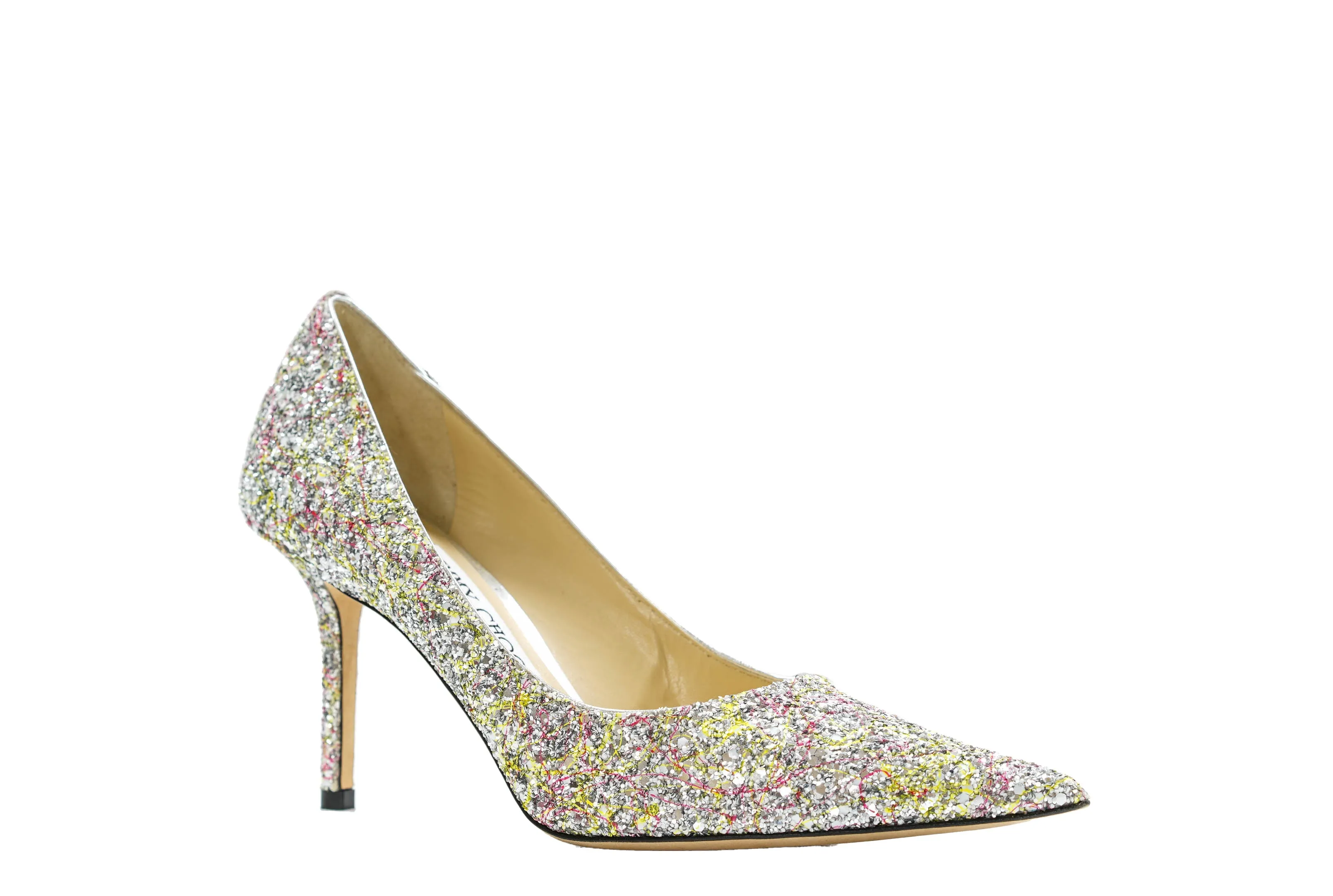 Jimmy Choo Women's Multi Colour Glitter Shoes Love 85 40% OFF