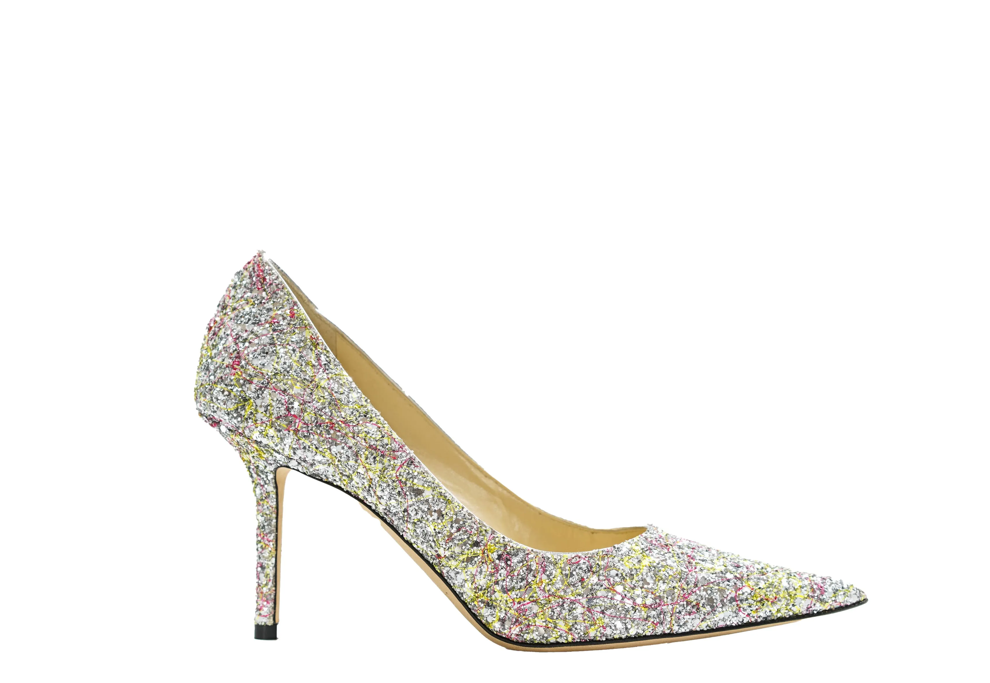 Jimmy Choo Women's Multi Colour Glitter Shoes Love 85 40% OFF