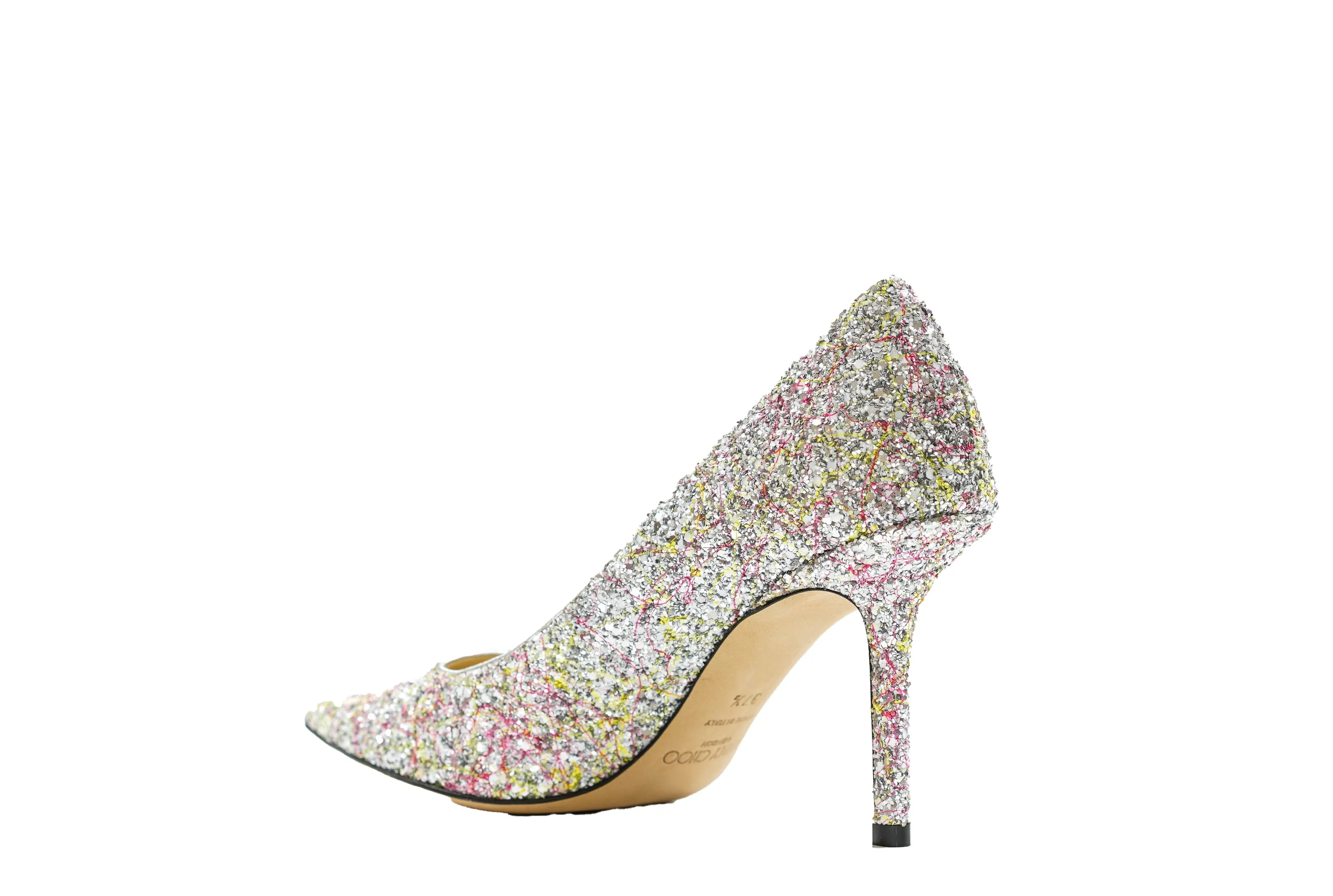 Jimmy Choo Women's Multi Colour Glitter Shoes Love 85 40% OFF