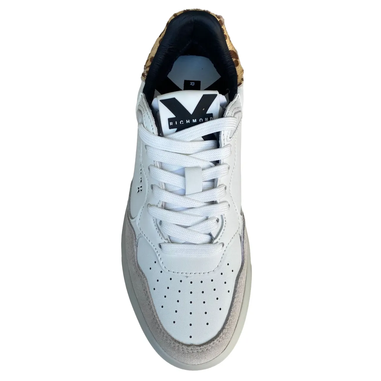 Centered Balance Tech John Richmond scarpa sneaker da donna 22309/CP C avorio