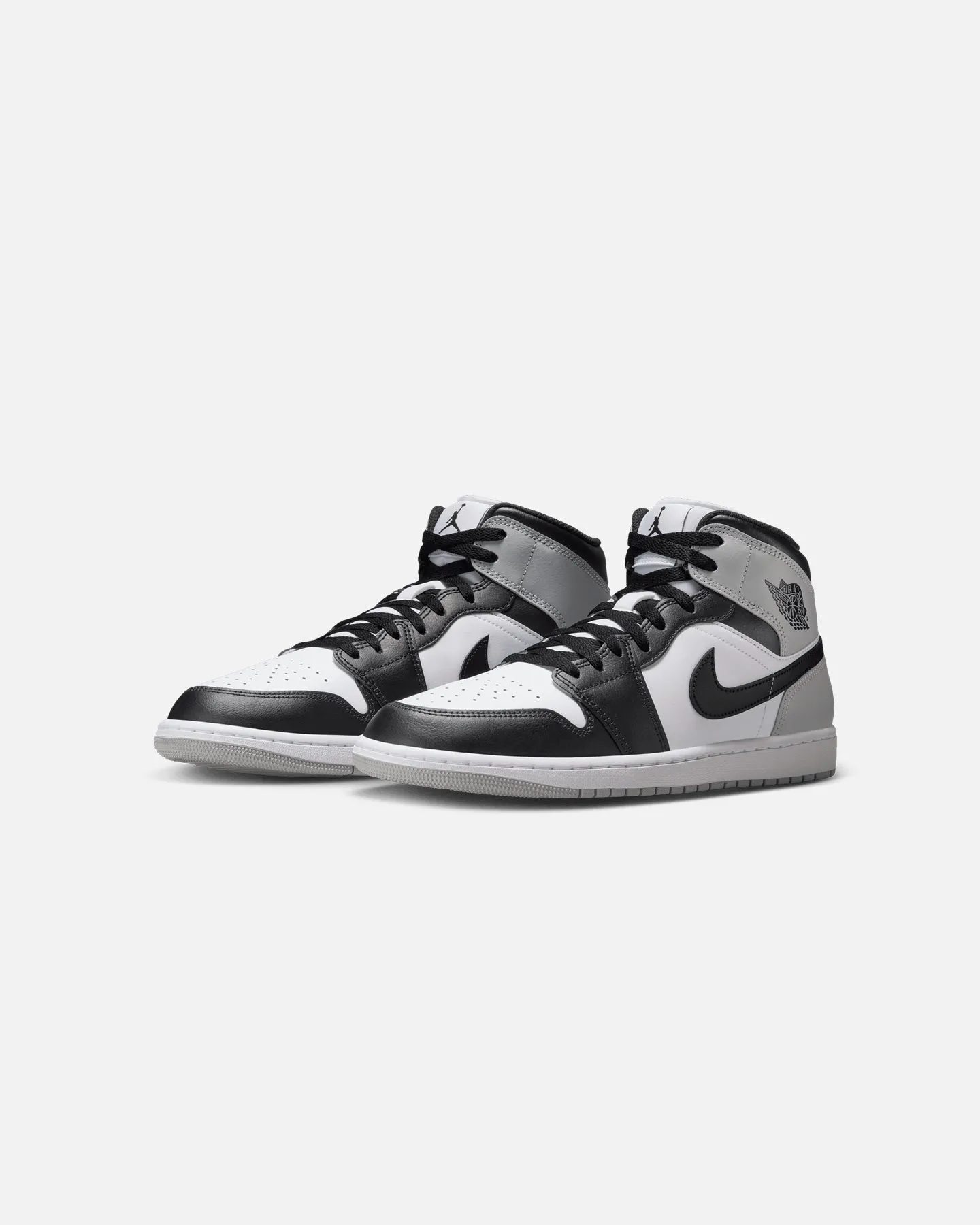 Laser Cut Ventilation Jordan Air Jordan 1 Mid "Baron" White/Black/Smoke Grey