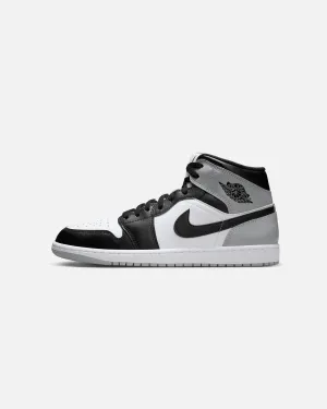 Jordan Air Jordan 1 Mid "Baron" White/Black/Smoke Grey Flexible frame Slip Free