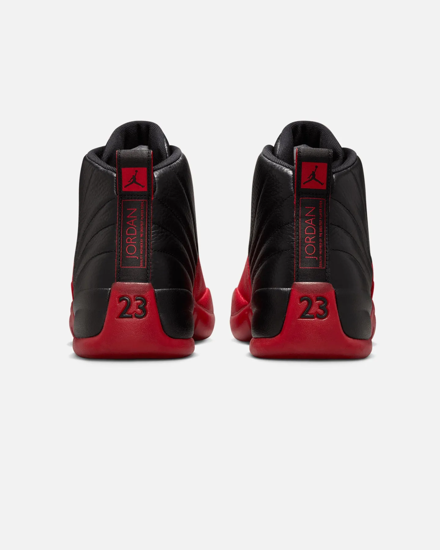 Shock   Absorbing Elastic Bands Jordan Air Jordan 12 Retro "Flu Game" Black/Varsity Red