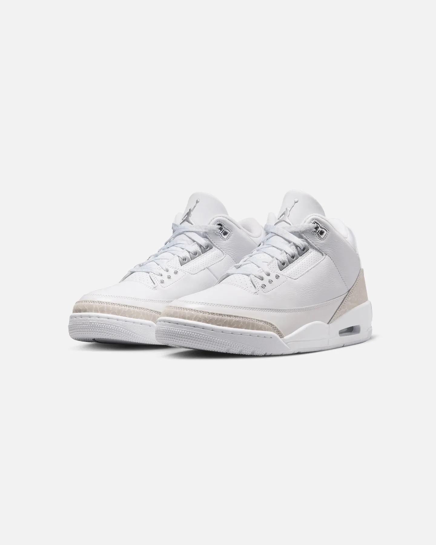 Jordan Air Jordan 3 Retro "Pure Money" White/Silver Easy Movement Iconic silhouette