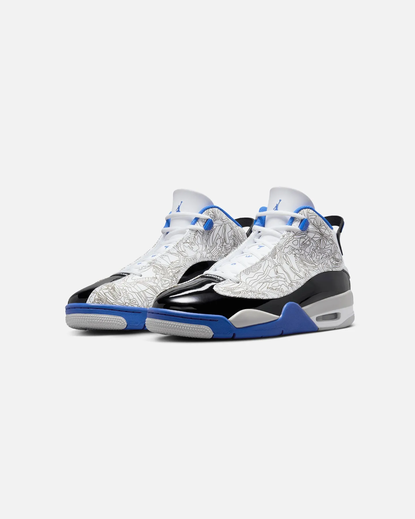 Walk Light TPU sole Jordan Air Jordan Dub Zero White/Game Royal
