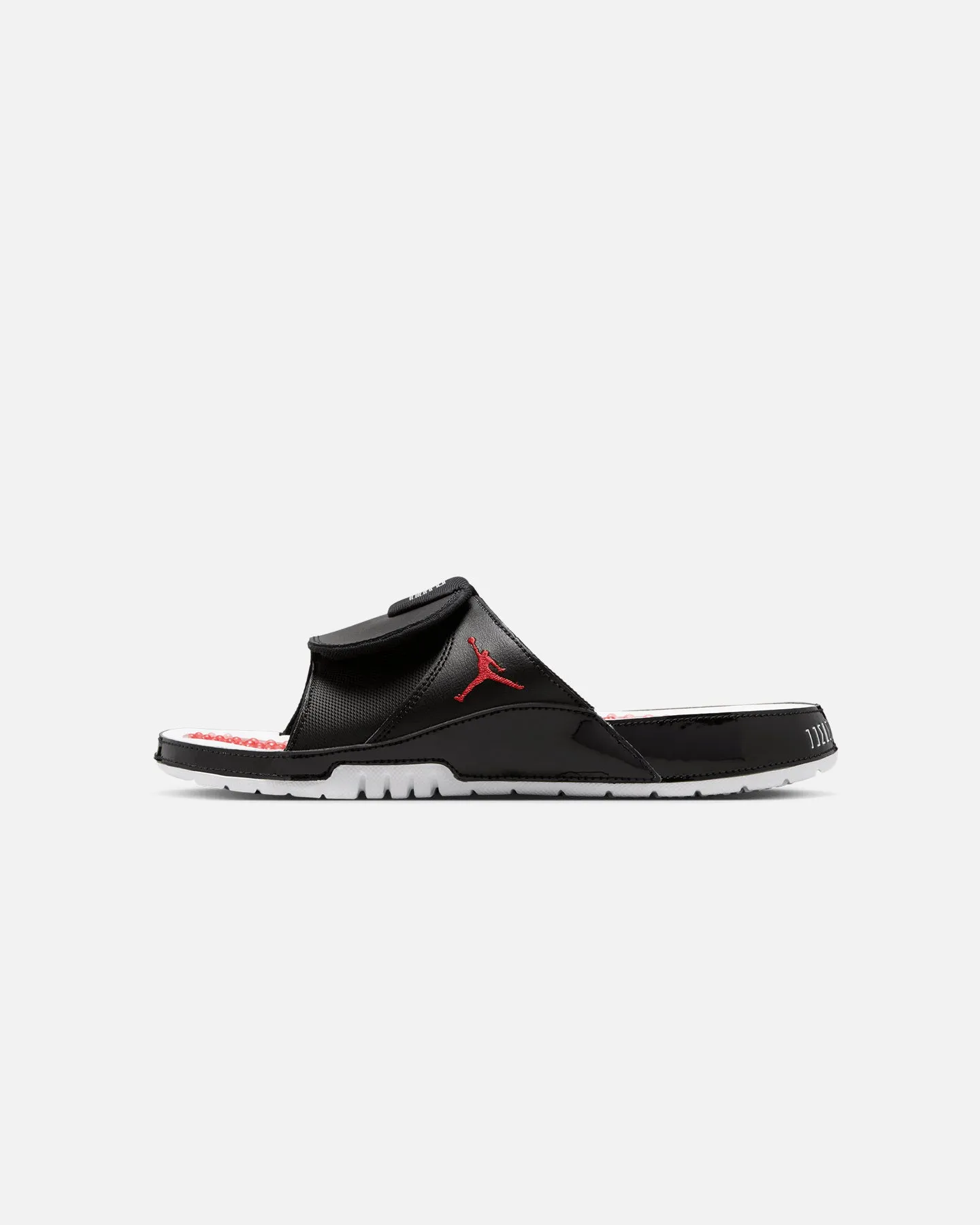 Slip Resistant Outsole Closed Toe Design Jordan Hydro XI Retro Slides Black/White