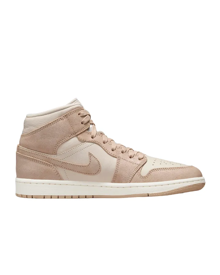 Jordan scarpa sneakers da adulti AirJordan 1 Mid SE FJ3448-200 beige-marroncino chiaro gravel - running shoes