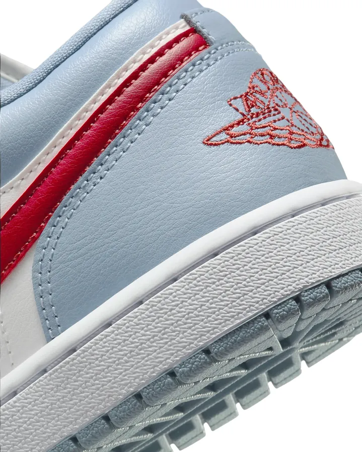 classic - brand shoes Rolling Motion Technology Jordan scarpa sneakers da donna Air Jordan 1 Low DC0774-164 blu grigio-bianco-rosso