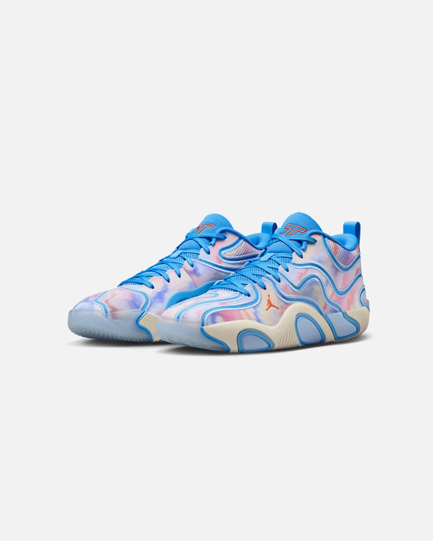 Grip Enhanced Outsole Jordan Tatum 3 "Tie Dye" University Blue