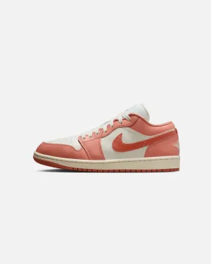 Jordan Women's Air Jordan 1 Low Sail/Madder Root Body Mobility Team