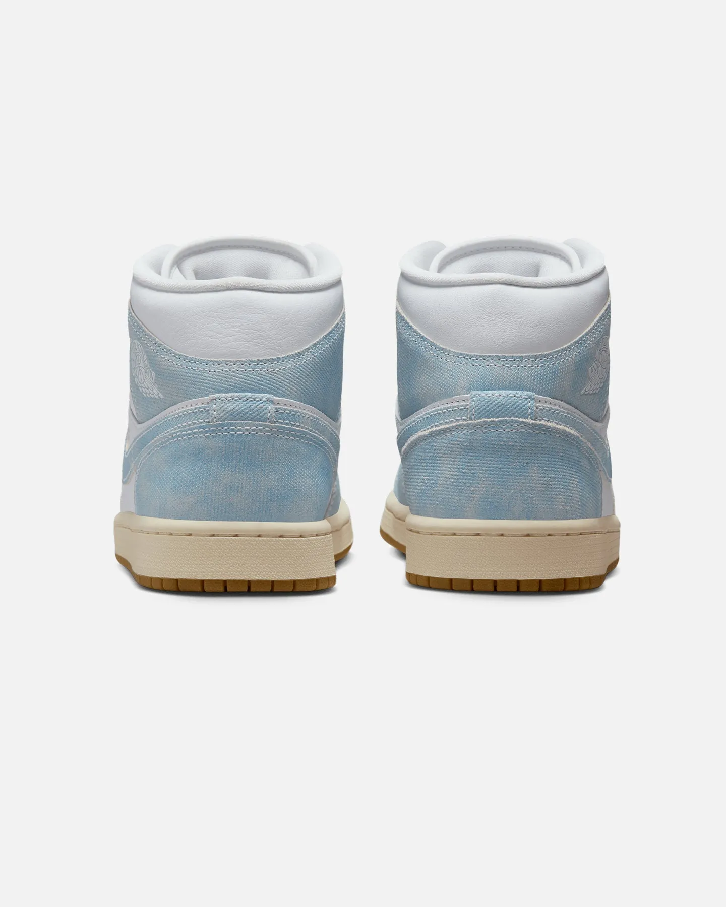 secure fastening shoes balance balls Jordan Women's Air Jordan 1 Mid SE "Denim" Blue/Gum