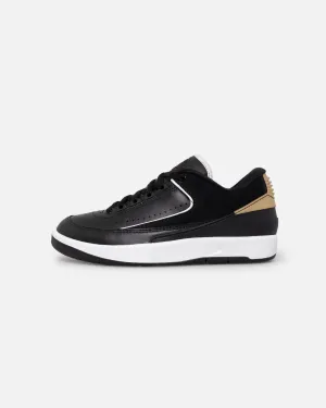 Slip Resistant Tread Pattern pronation control shoes Jordan Women's Air Jordan 2 Retro Low Black