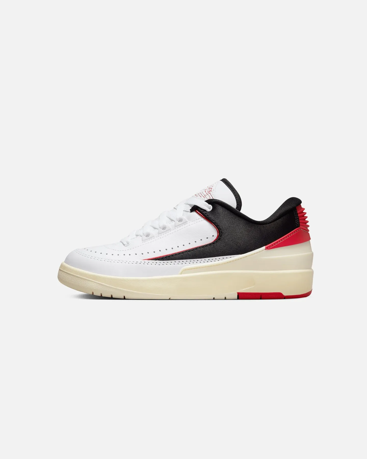 Jordan Women's Air Jordan 2 Retro Low "Chicago" White/University Red fashion - forward shoe intention