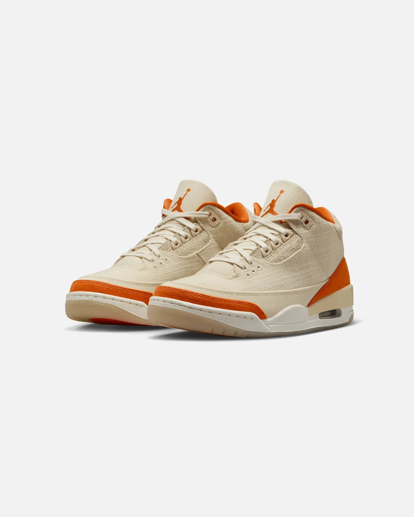 odor - control shoes Jordan Women's Air Jordan 3 Retro "Starfish" Fossil Grey/Starfish-Sail