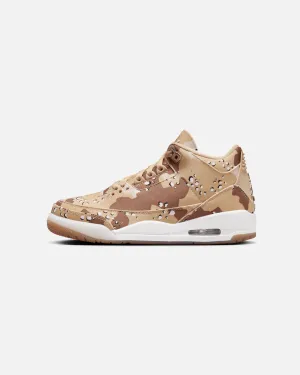 Jordan Women's Air Jordan 3 Retro Tex "Desert Camo" Dk Driftwood Torsion Control Frame Reactive Propulsion Pods