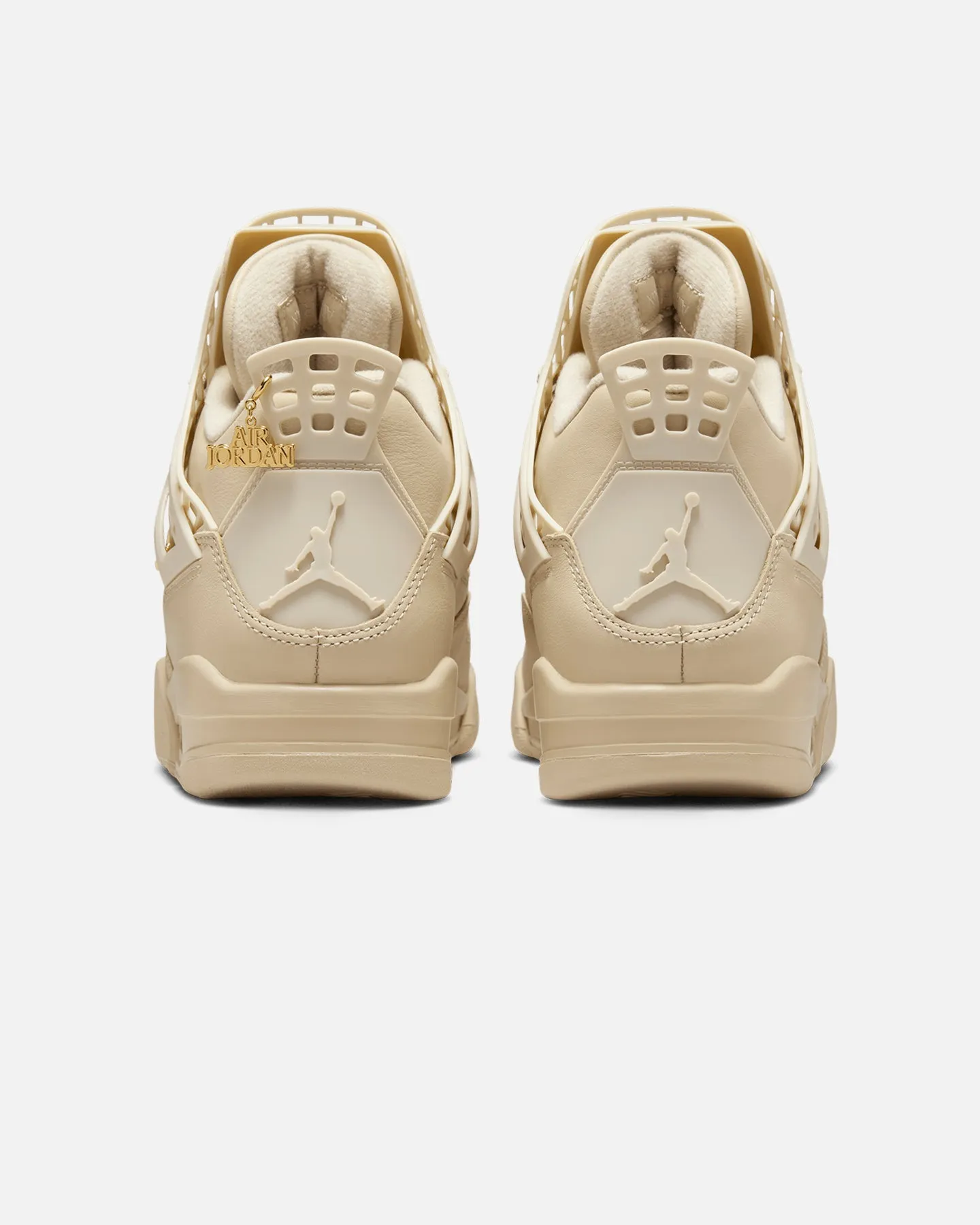 Jordan Women's Air Jordan 4 Net "Rattan" Rattan/Metallic Gold breathable fabric shoes