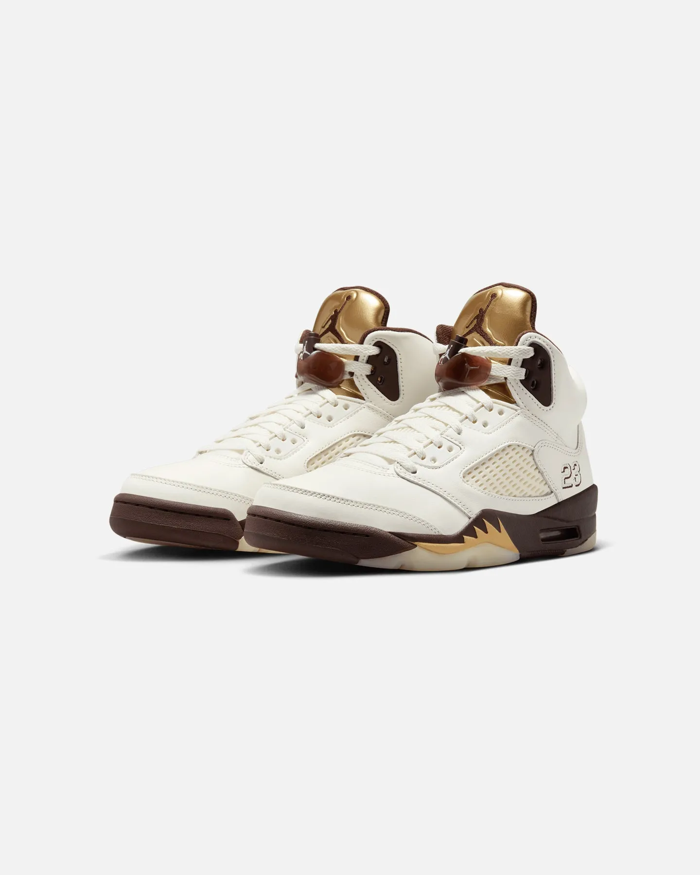lightweight - material - portability shoes Jordan Women's Air Jordan 5 Retro "Golden Ticket" Earth