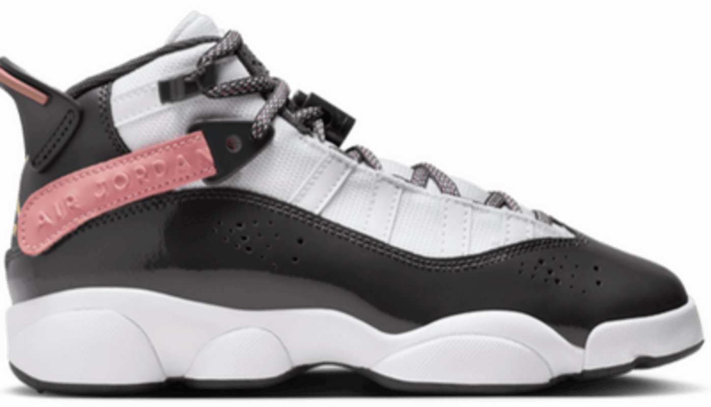 Sculpted cushioning Flexible TPU Shank Jordan 6 Rings White Red Stardust Vapor Green Anthracite (GS)