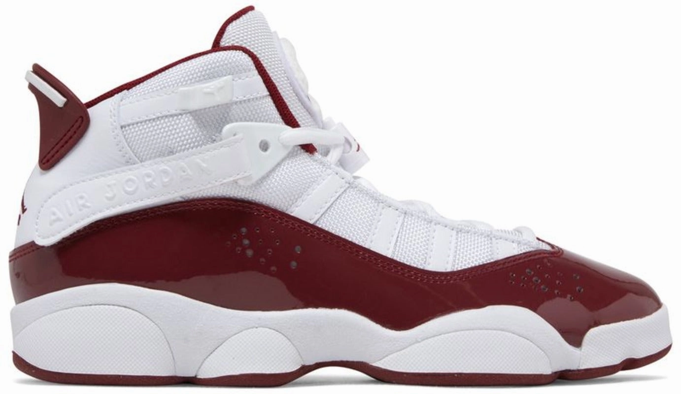 Dynamic chic Jordan 6 Rings White Team Red (GS)