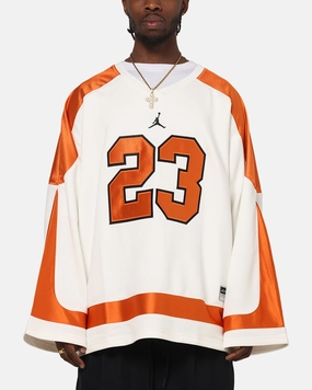 Jordan Brooklyn Collegiate Hockey Jersey Sail/Starfish/Black Compact Yarn Durability