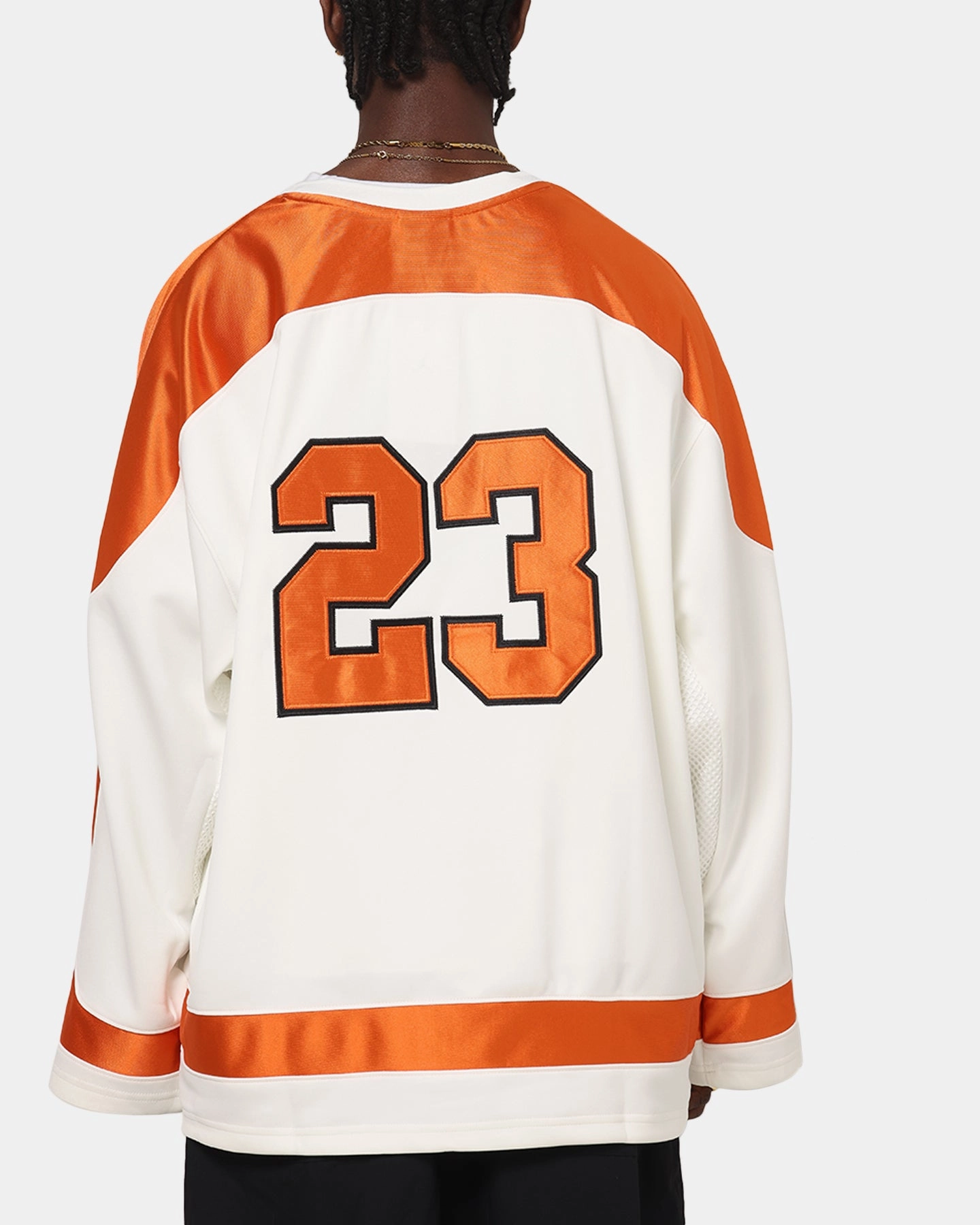 Jordan Brooklyn Collegiate Hockey Jersey Sail/Starfish/Black Fitted Look