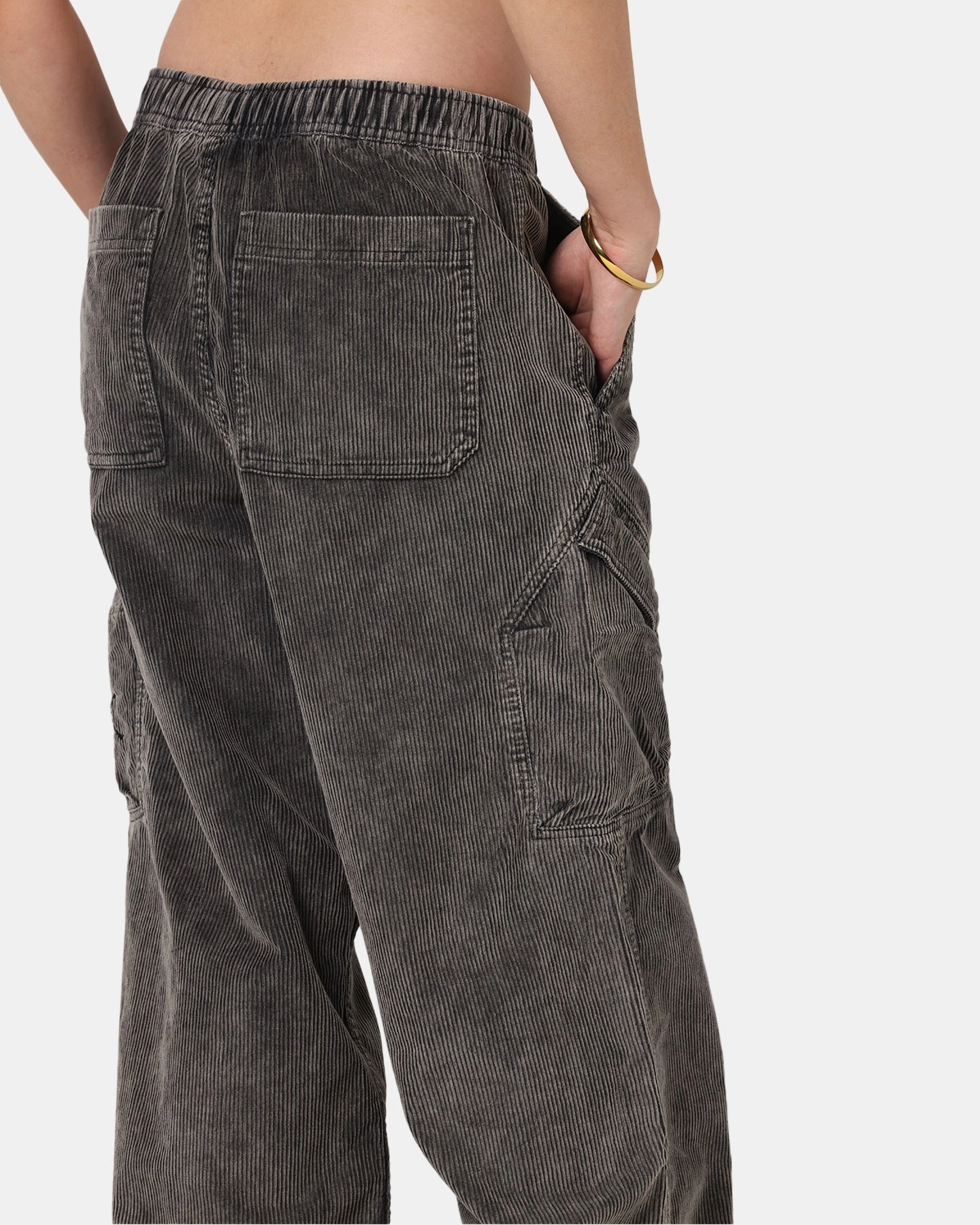 HiddenPockets Jordan Flight Chicago Corduroy Pants Black