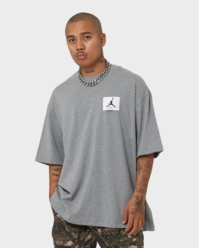 Jordan Flight Essential Oversized T-Shirt Carbon Heather Fit For All Day Durable Knit Structure