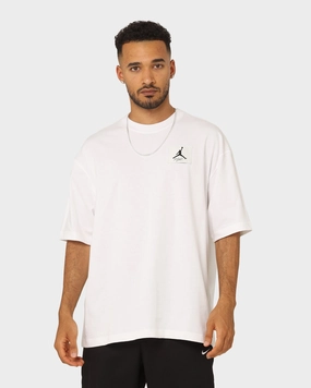 Jordan Flight Essential Oversized T-Shirt White Classic Layer Wear Stretch Fabric Technology