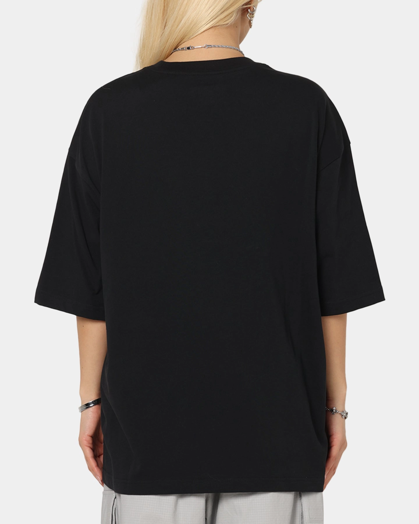 Smart Layering Non Irritating Seams Jordan Flight Essentials Oversized Crewneck T-Shirt Black/Black