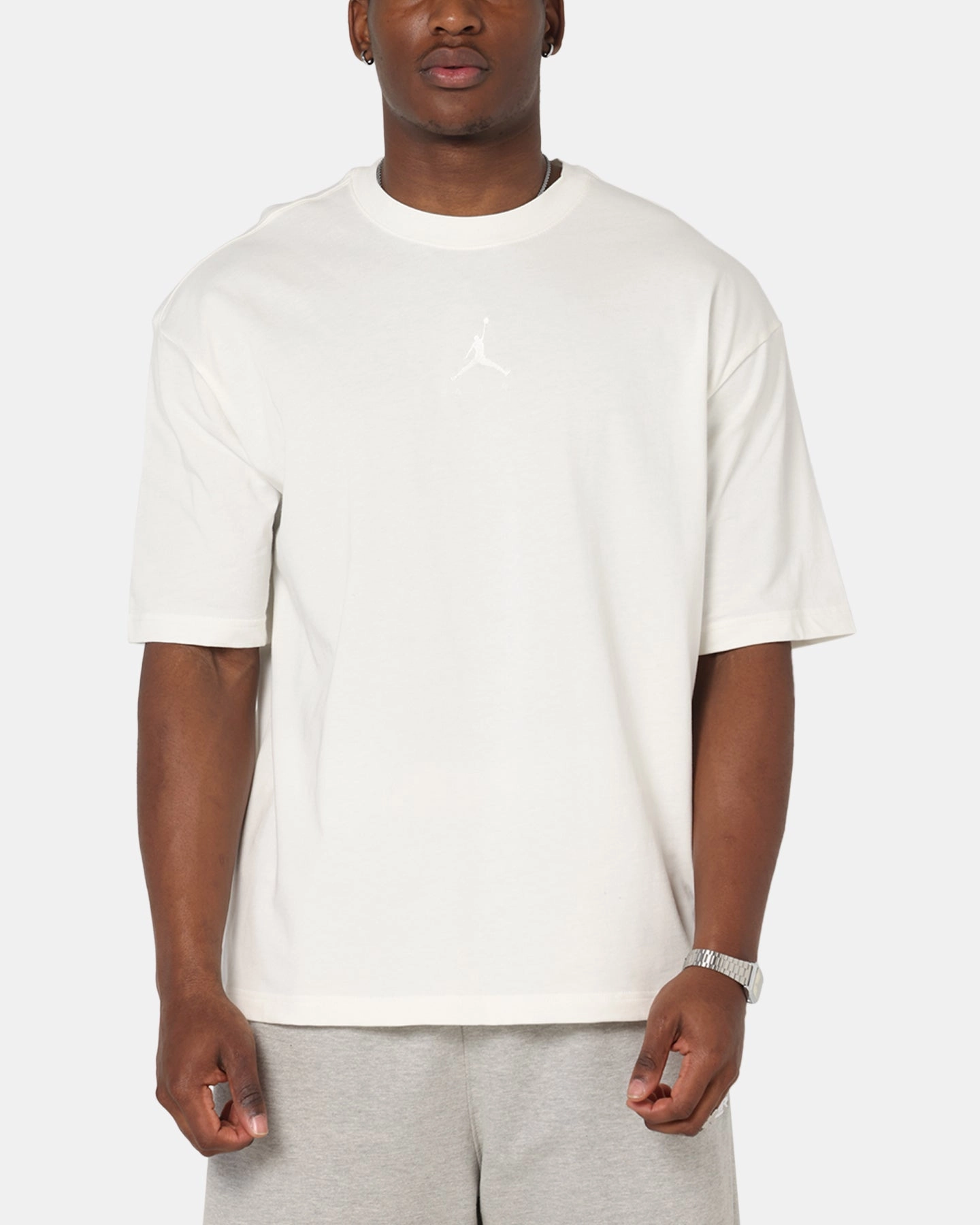 Jordan Flight Essentials Oversized Crewneck T-Shirt Sail/Sail Minimal Comfort