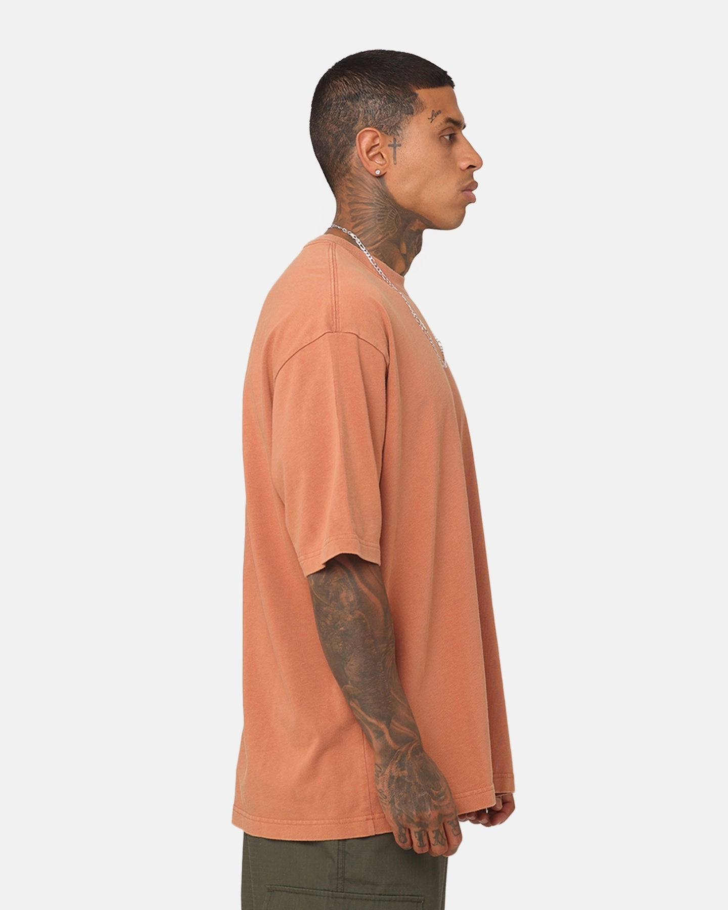 layerable Jordan Flight Essentials Oversized Crewneck T-Shirt Sky J Orange