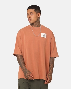Temperature Regulating Jordan Flight Essentials Oversized Crewneck T-Shirt Sky J Orange