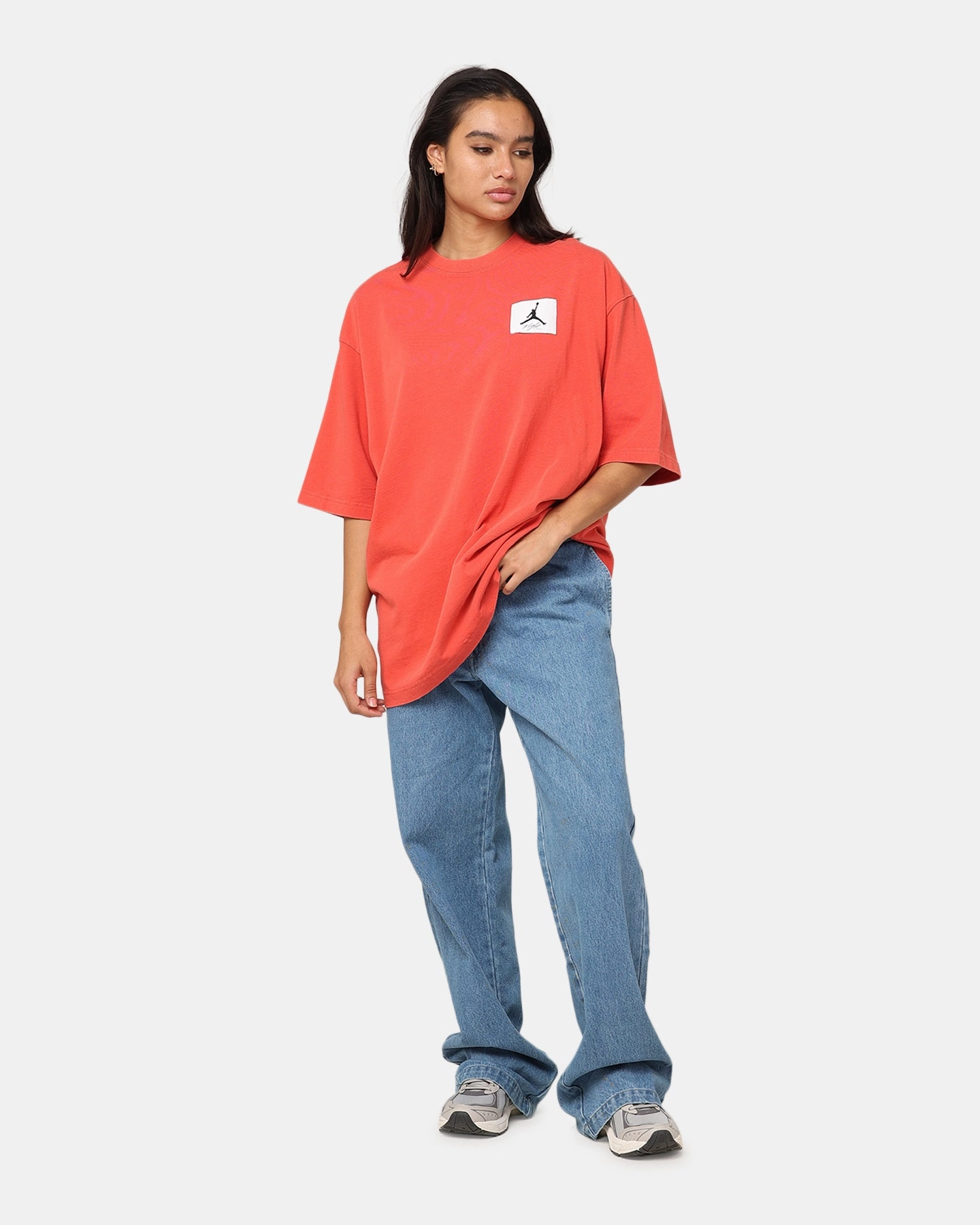 HeatResistantMaterial Jordan Flight Essentials Oversized T-Shirt Lobster