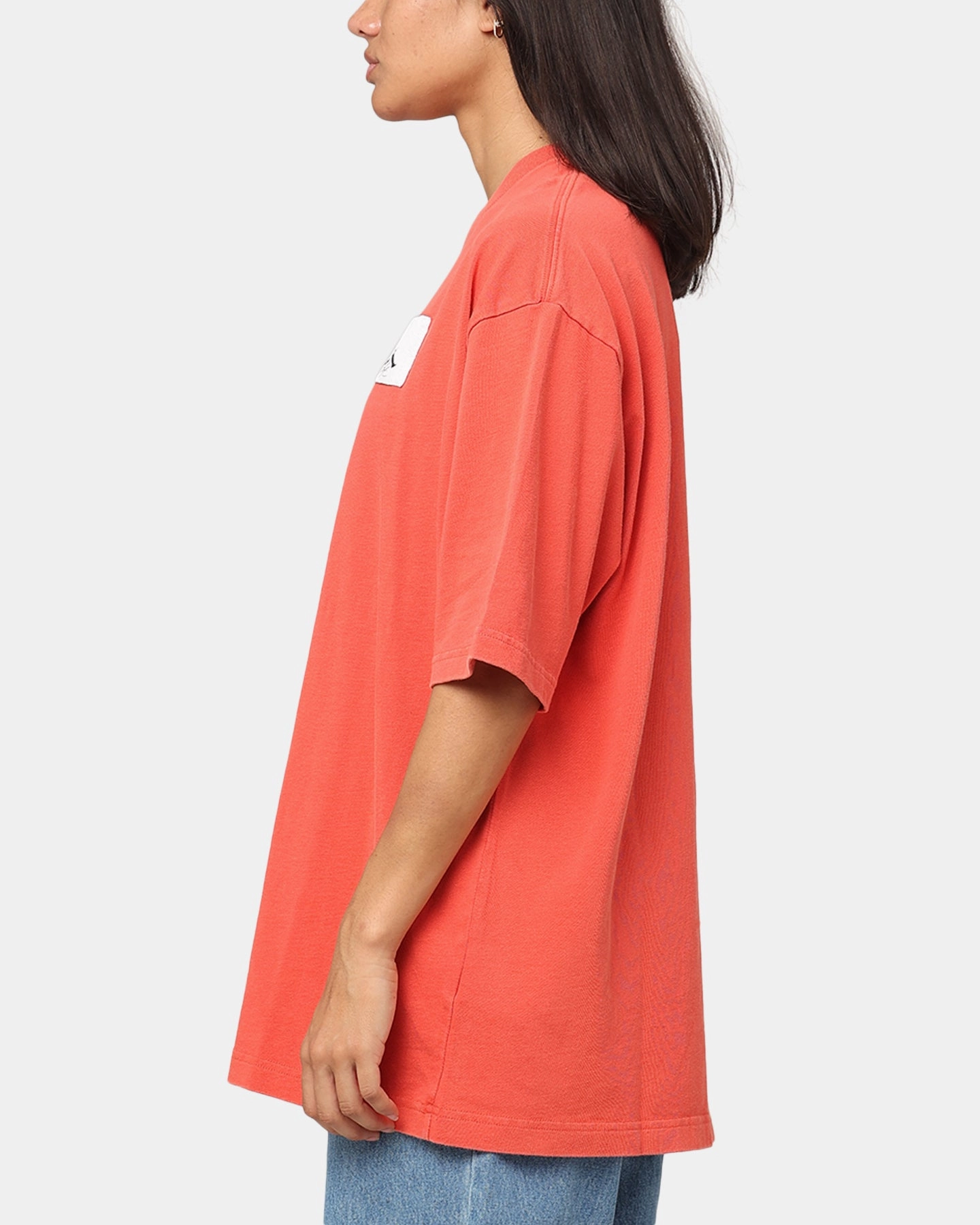 Non Irritating Collar Jordan Flight Essentials Oversized T-Shirt Lobster