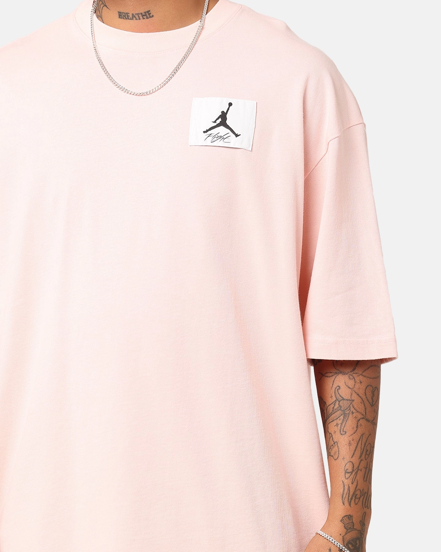 Jordan Flight Essentials Oversized T-Shirt Pink Temperature Regulating Fabric