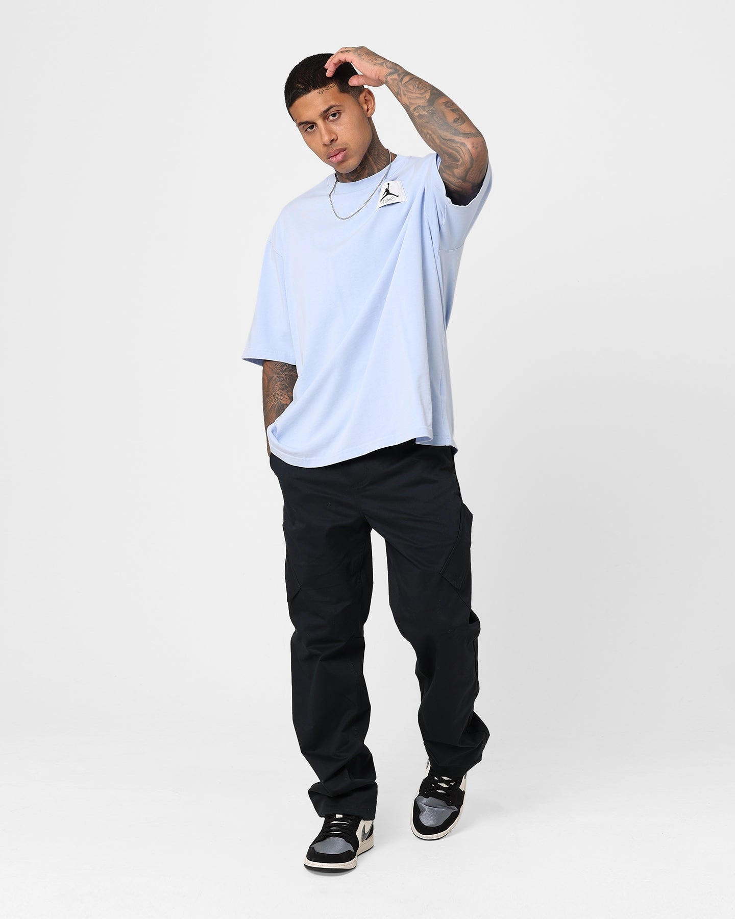 Jordan Flight Essentials Oversized T-Shirt Royal Tint Cozy Feel