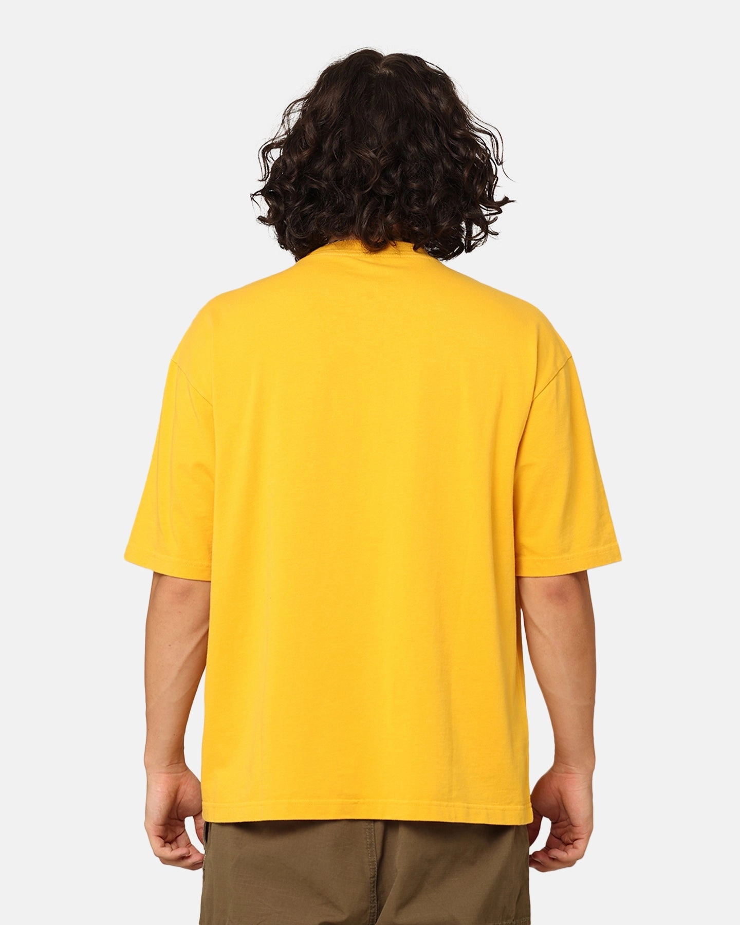 Trendy Comfort Fit for Any Season Jordan Flight Essentials Oversized T-Shirt Yellow Ochre