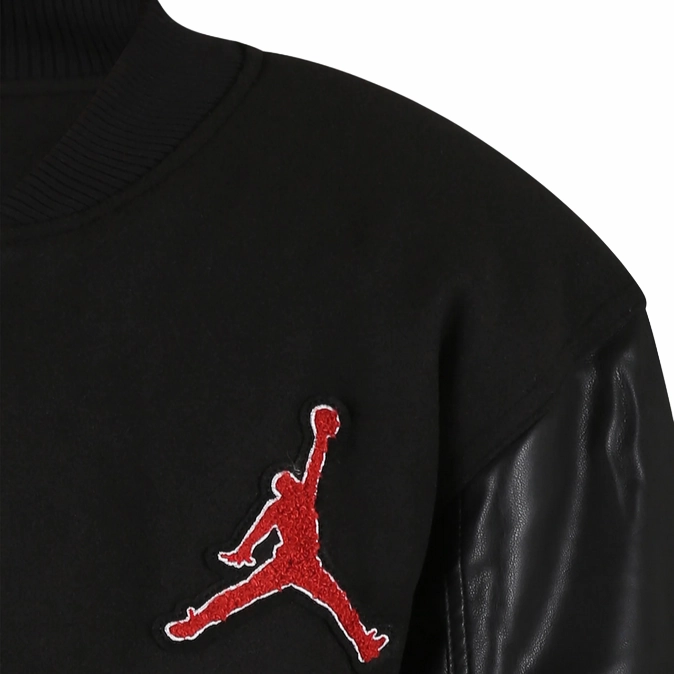 Jordan giubbotto bomber da ragazzo Varsity 95D197-023 nero gym - goers
