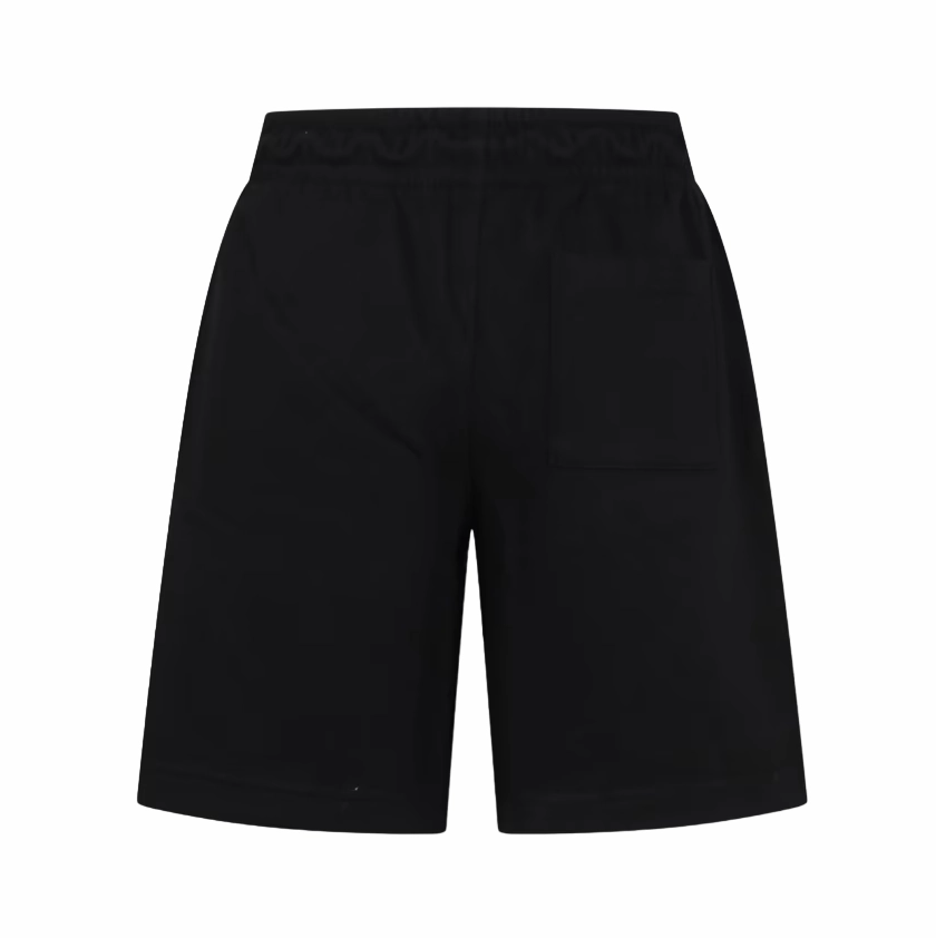 Jordan pantaloncino da ragazzo in cotone con logo Jumpman ricamato 95C575-023 nero Non Restrictive Fit Breathable and Supportive
