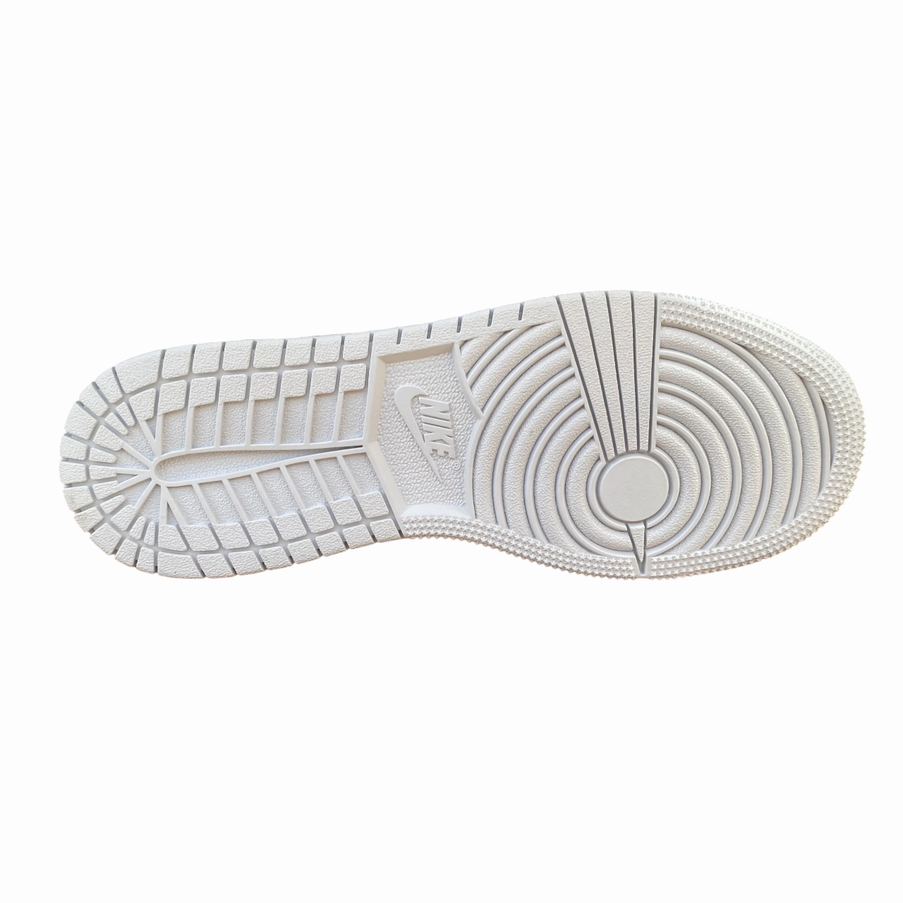Jordan scarpa sneakers junior Air Jordan 1 Mid DQ8423-142 bianco-platino-verde spring use EVA - midsole