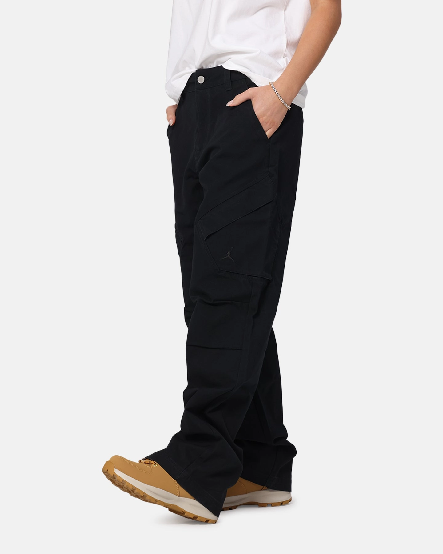 Perfect Length Adjustable drawstring Jordan Women's Chicago Pants Black