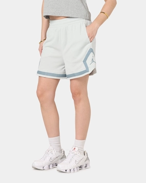 Jordan Women's Dri-FIT 4" Diamond Shorts Light Silver Commuter Fit Comfortable Fabric