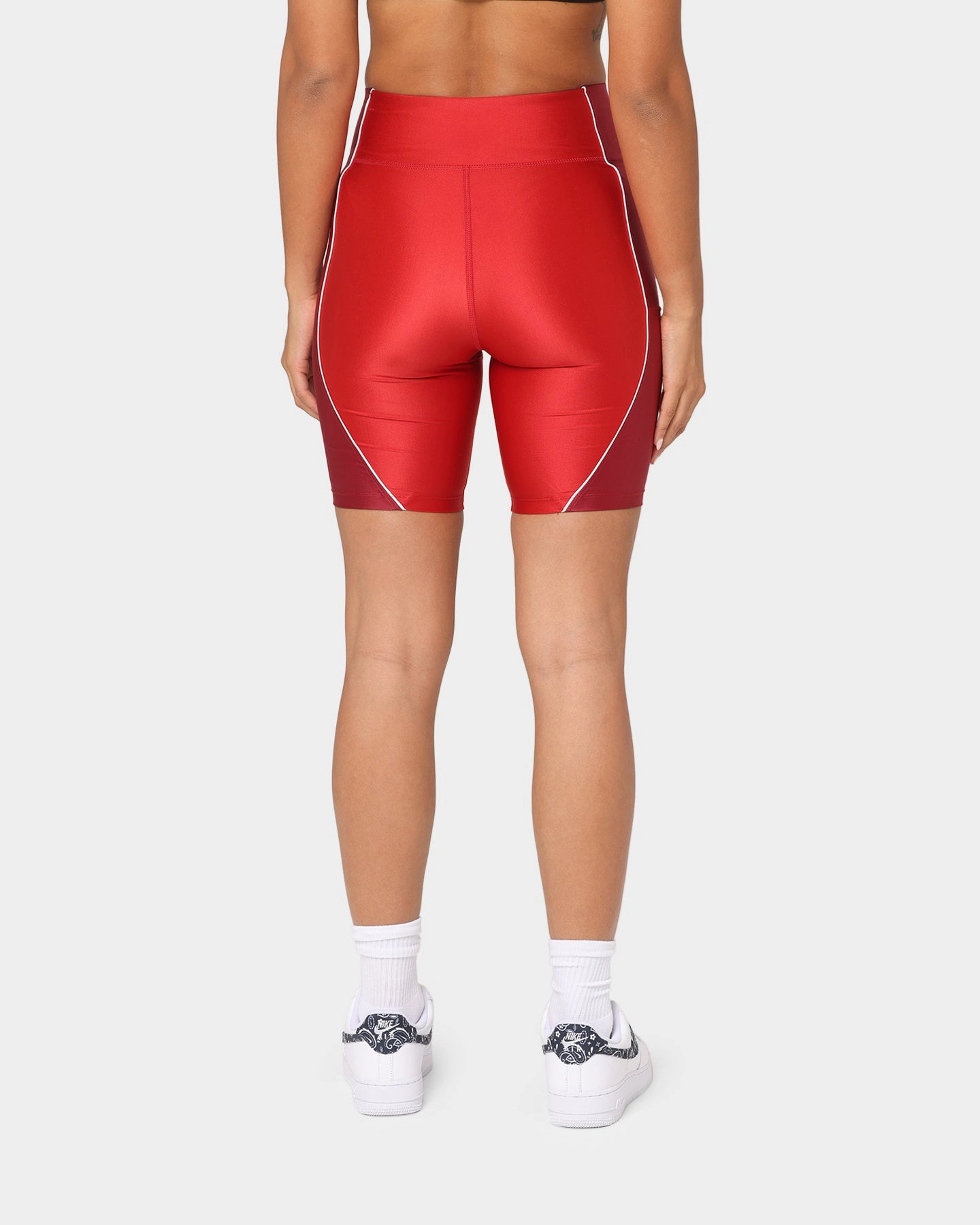 Jordan Women's Essentials Mid-Rise Bike Shorts Varsity Red Casual Wearable