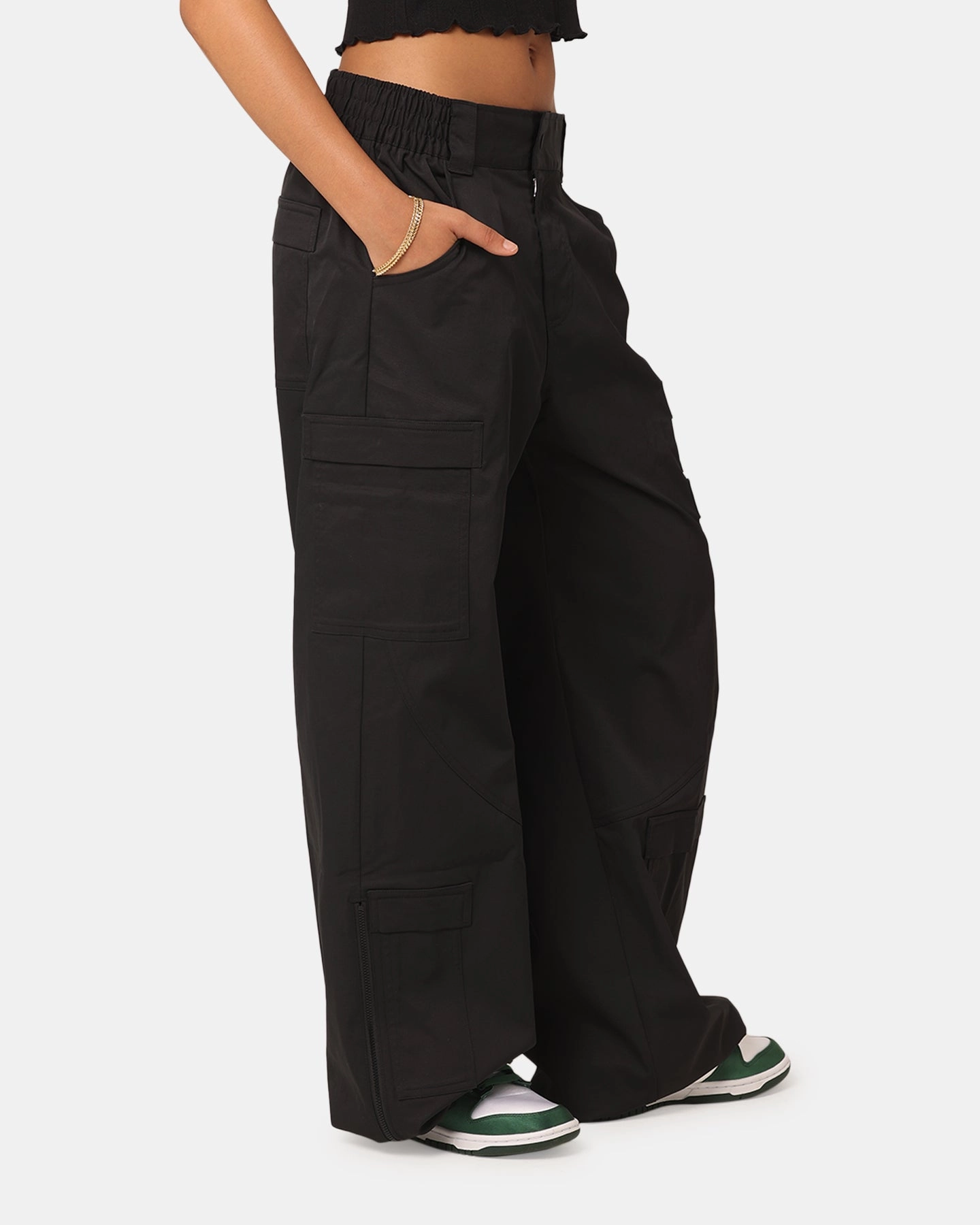 Stretchable Wear Fashion-Forward Jordan Women's Heavyweight Chicago Pants Black
