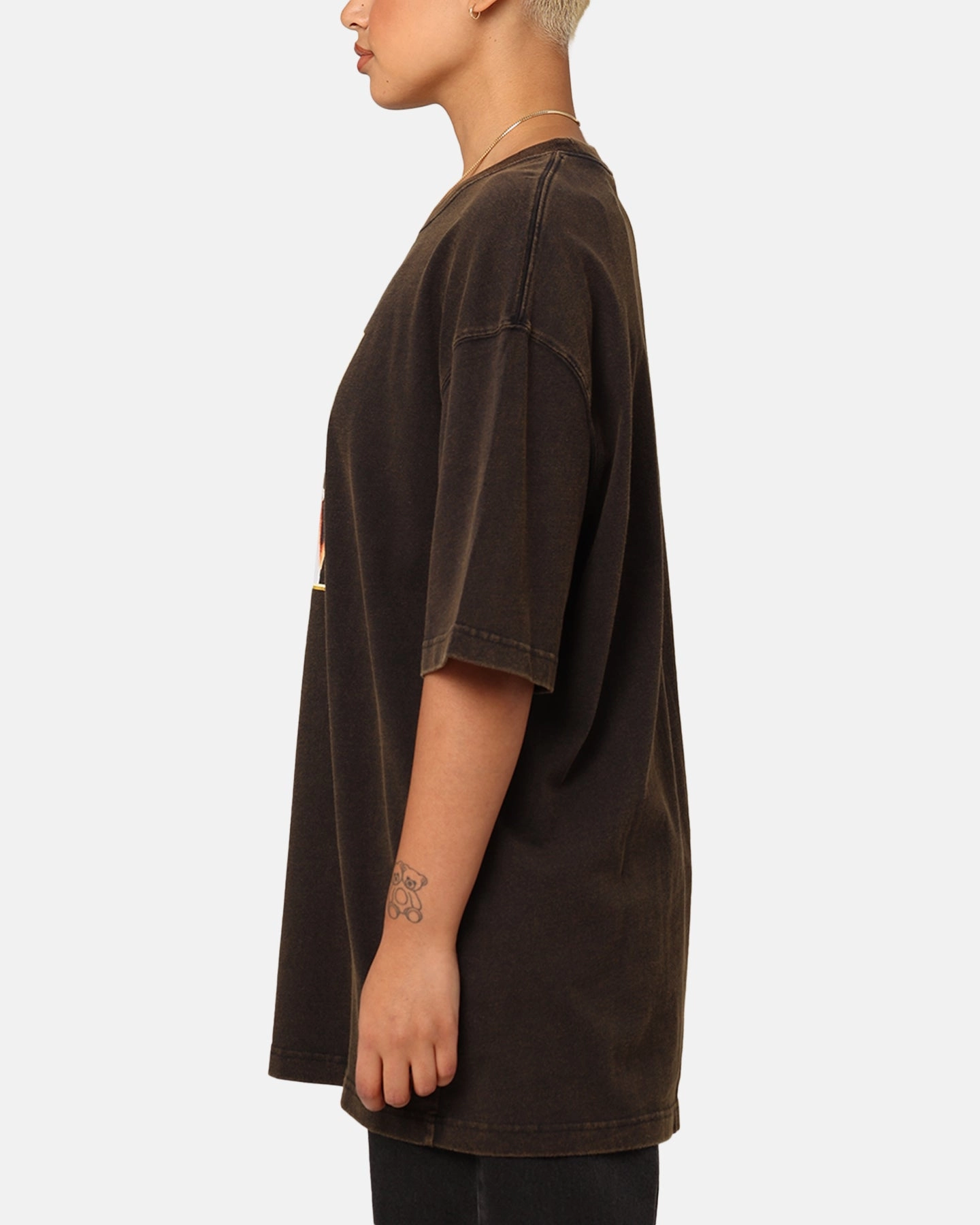 Seasonal Staple Lightweight Weave Jordan Women's Oversized Graphic T-Shirt Black/Iron Grey